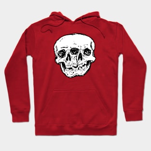 Conjoined Skulls - Black & White Hoodie